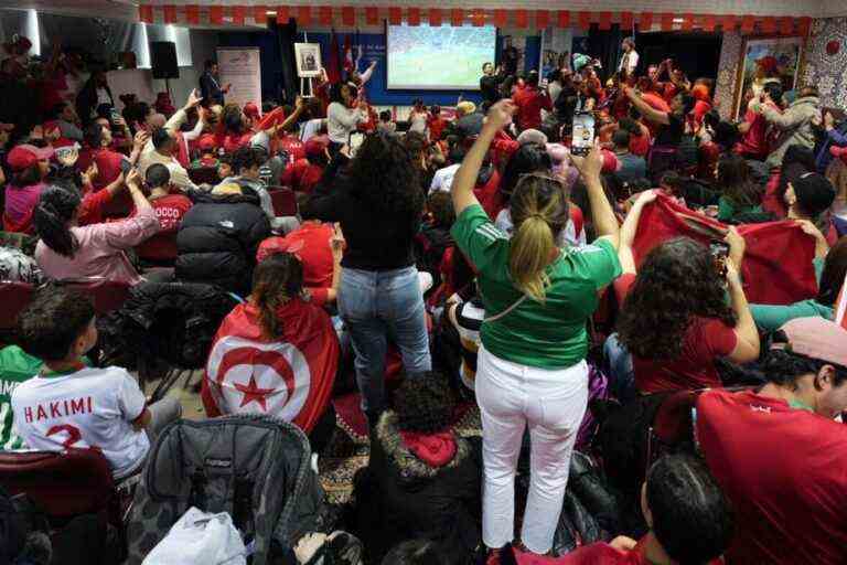 Morocco 1 — Portugal 0 |  Explosion of joy at the Moroccan Cultural Center