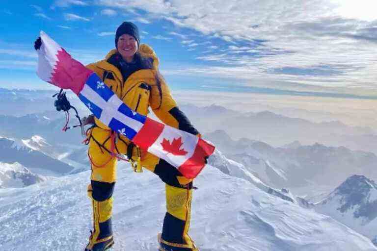 Mountaineer Marie-Pier Desharnais on her way to Antarctica