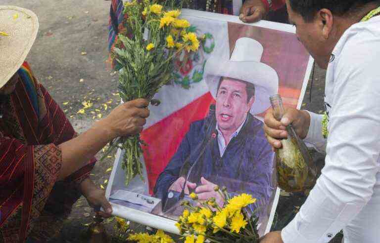 Ousted Peruvian President Pedro Castillo calls for his release