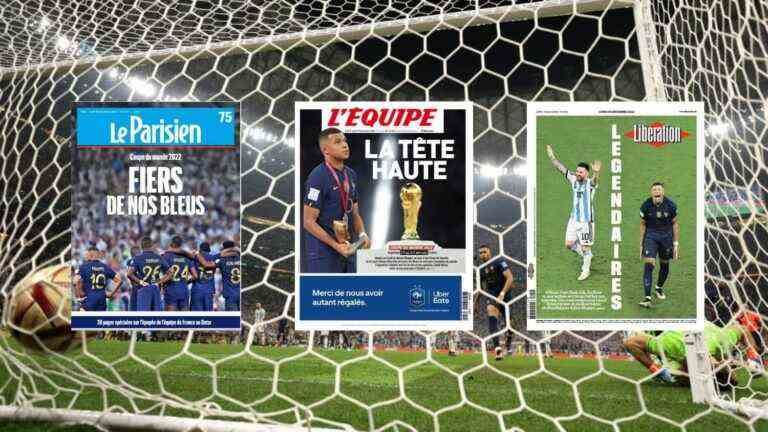 “Proud of our Blues”, “Heads held high” … The French press worthy the day after the final lost by the Blues against Argentina