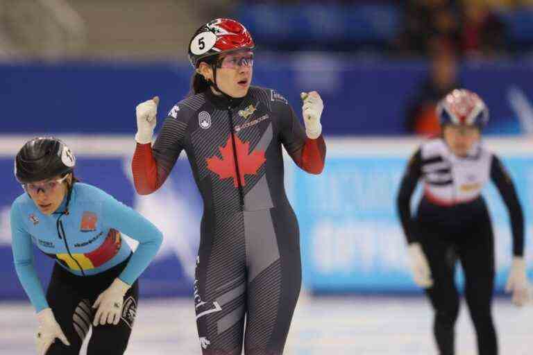 Speed ​​Skating |  Courtney Sarault wins gold in the 1500 meters at the World Cup