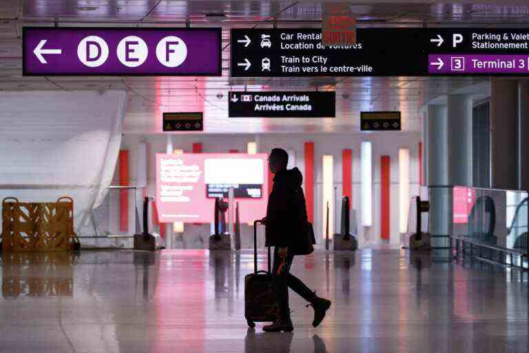 Storm in the country |  Consequences at Canadian airports