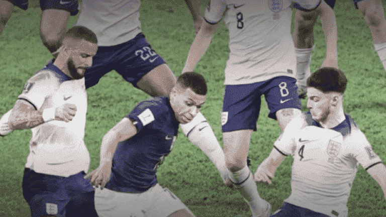 TRUE OR FAKE: Was Mbappé surrounded by six English players in the quarter-final?