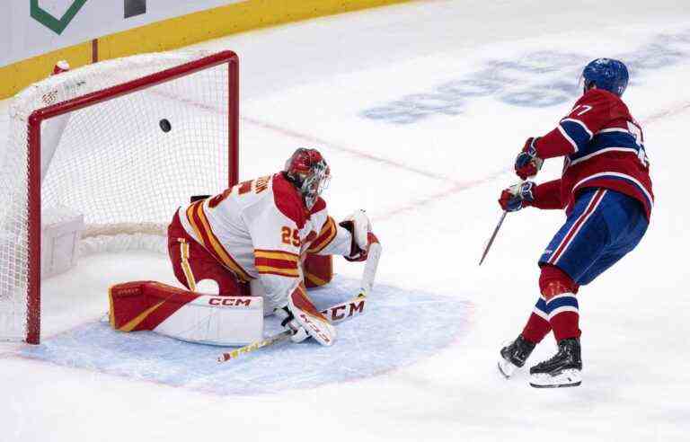 The Canadiens beat the Flames 2-1 in a shootout