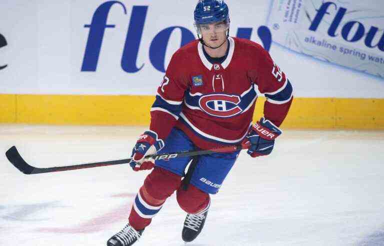 The Canadiens recall defender Justin Barron