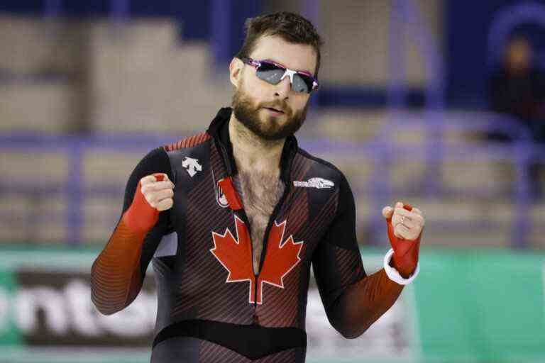 The Press in Alberta |  Gold for Laurent Dubreuil in the 500m in Calgary