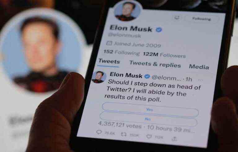 Twitter users vote 57.5% for Elon Musk to step down as CEO