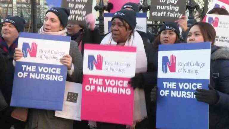 UK: angry nurses