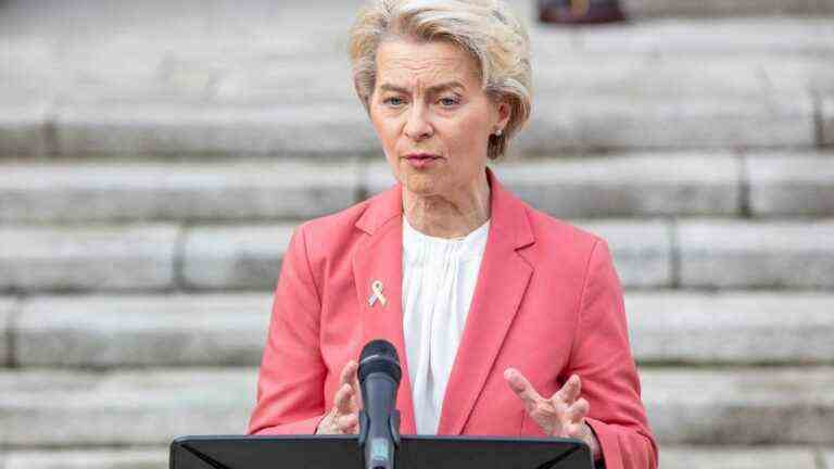 Ursula von der Leyen calls on the EU to react to the “distortions” of competition caused by the American investment plan