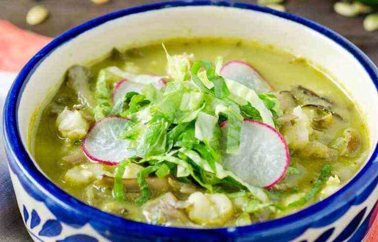 Vegan “pozole verde” recipe