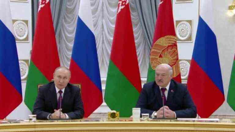 Vladimir Putin met his Belarusian counterpart Alexander Lukashenko