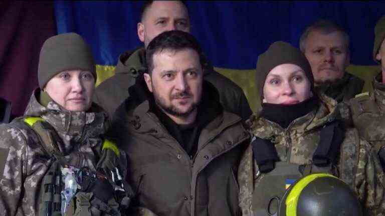 Volodymyr Zelensky shows up on the Donbass front