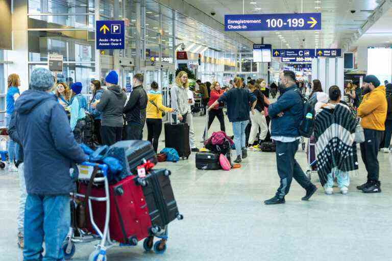 Winter Storm |  Day of uncertainty at the Montreal airport