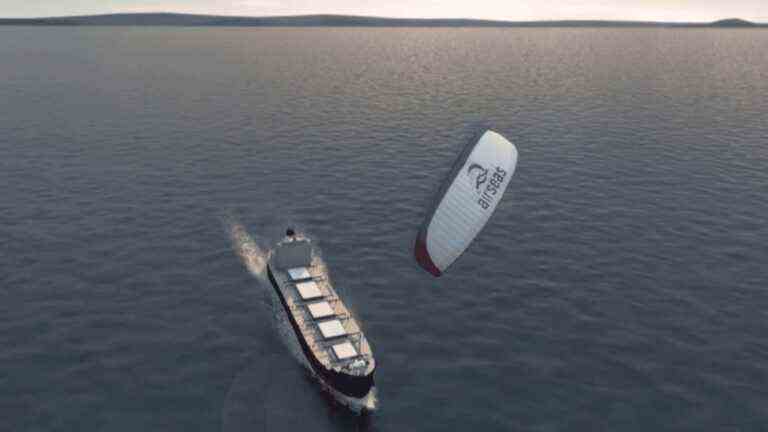 a start-up invents sailing cargo ships