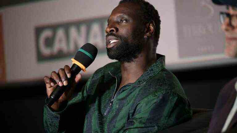 actor Omar Sy presents the film “Tirailleurs” in Dakar