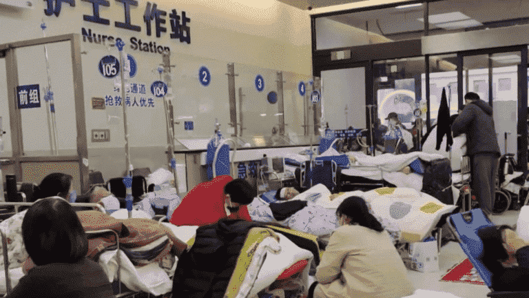 an epidemic out of control in China, which is reopening to the world