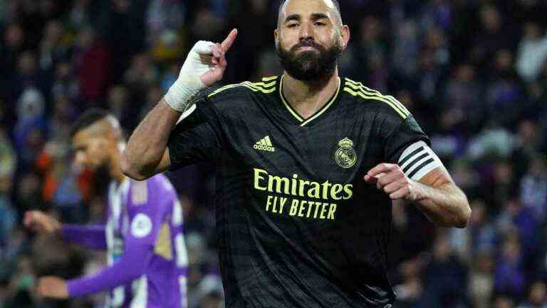 back to competition, Karim Benzema offers a double with Real Madrid against Valladolid