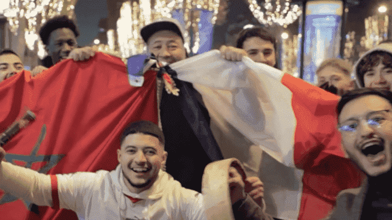 before the France-Morocco semi-final, the binationals are at the party