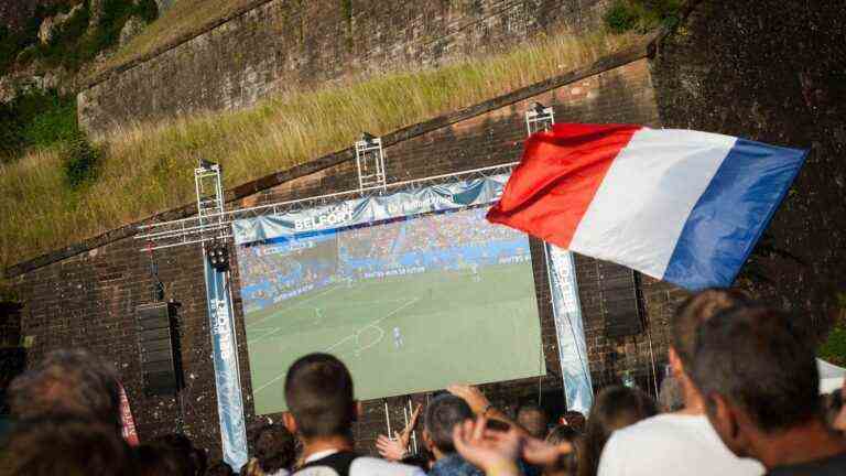 giant screens for France-Morocco in several cities in France