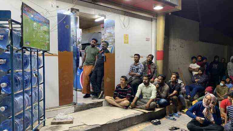 in Qatar, foreign workers watch the last matches of the World Cup while fearing for their future