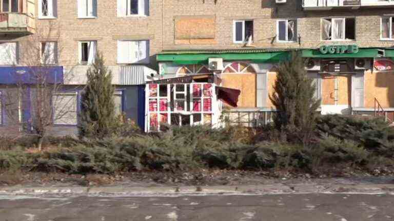 in the devastated streets of Bakhmout, a new martyr city