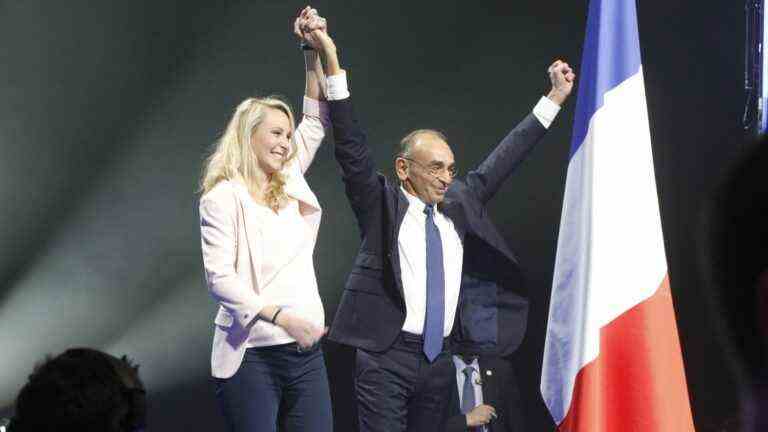 internal battle between Eric Zemmour and Marion Maréchal to be head of the list in the European elections