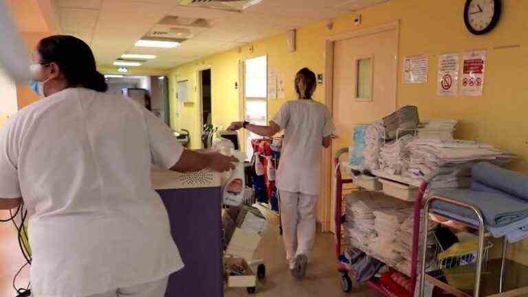 saturated emergency services at the Roubaix Hospital Center