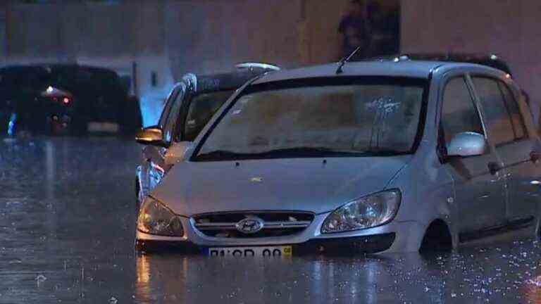 spectacular floods surprise in Lisbon