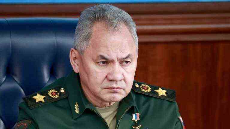 the Russian Defense Minister visited the front line for an inspection