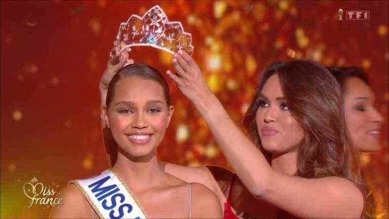 the election is won by Miss Guadeloupe!