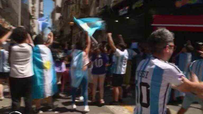 the emotional lift for Argentina, before the coronation at the end of the suspense