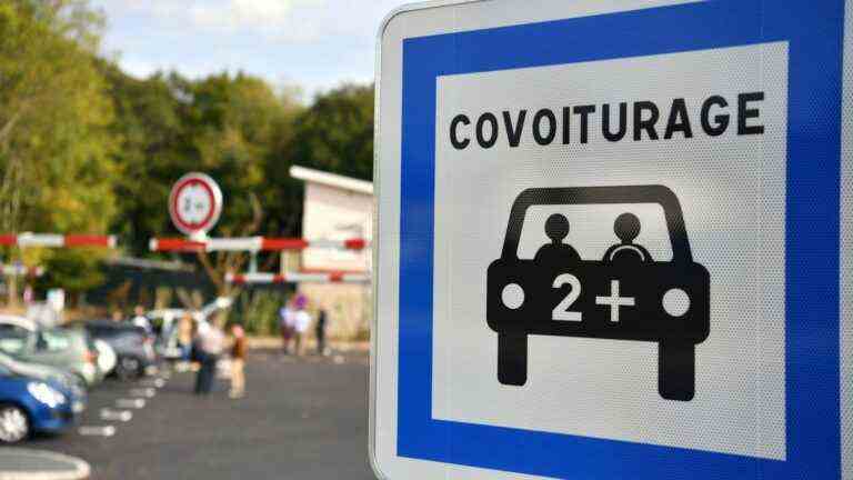 the government announces aid of 100 euros for drivers who start carpooling