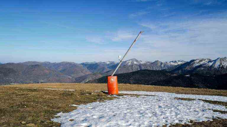 the heat and the rain cause the closure of half of the French ski slopes