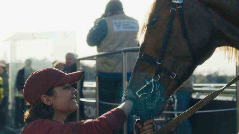 with “Tempête”, Duguay sensitively films the bond between man and horse