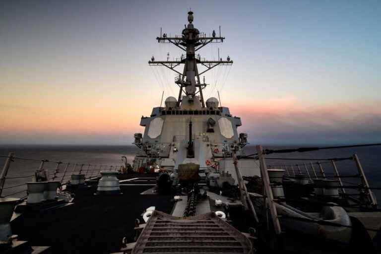 A US Navy ship transited the Taiwan Strait