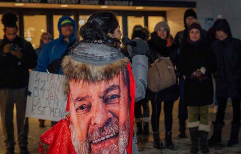 A demonstration against the Brazilian far right took place in Westmount