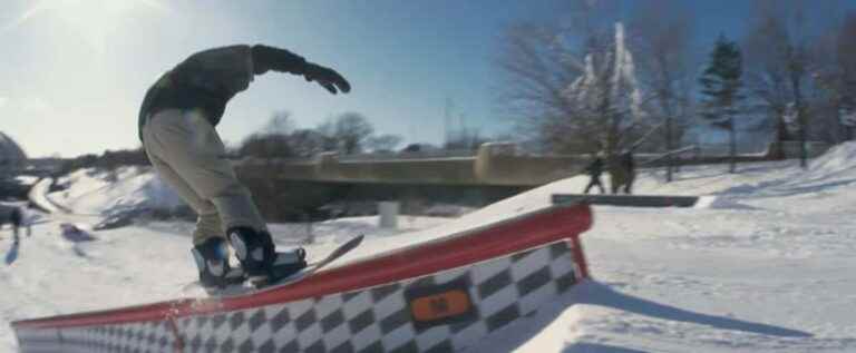 A snowpark opens today in Montreal