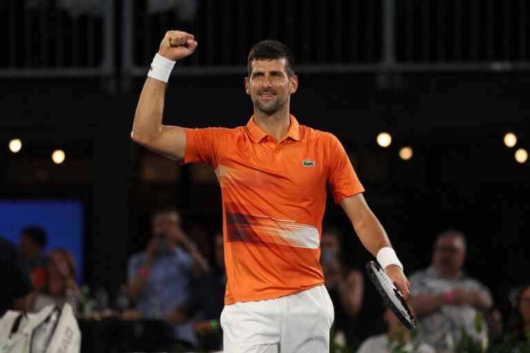 Adelaide Tournament |  Novak Djokovic defeats Daniil Medvedev in the semi-finals