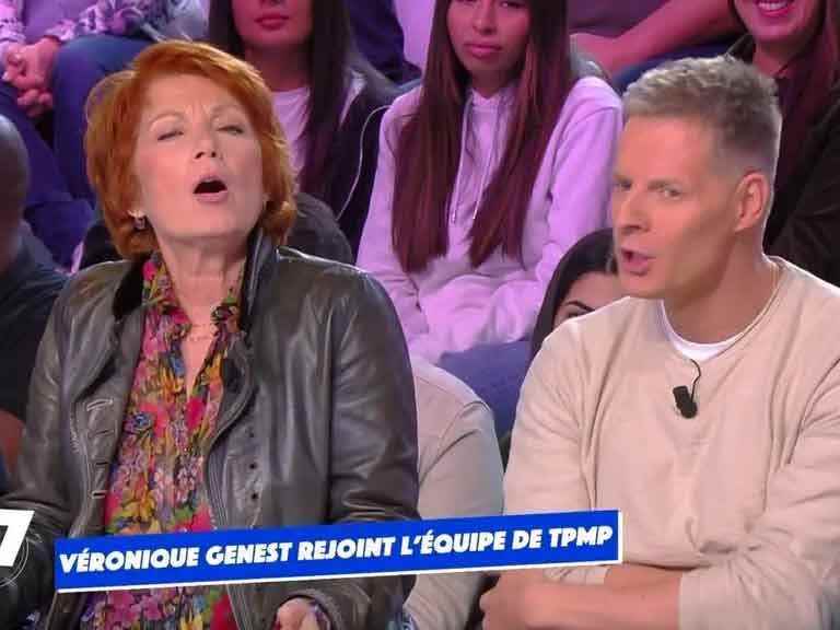 After her first as a columnist in “TPMP”, Véronique Genest denounces the “goujaterie” of Matthieu Delormeau by posting a photo taken in secret!