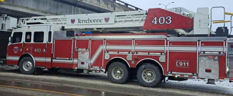 An overpass too low for regular fire trucks