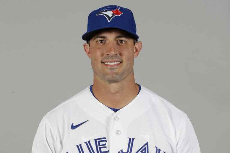 Assistant coach Matt Buschmann leaves the Blue Jays