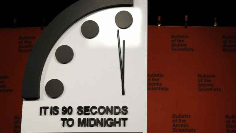 At the “Clock of the Apocalypse”, it is midnight minus 90 seconds