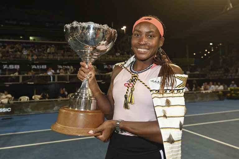 Auckland Tournament |  Coco Gauff wins the final against Rebeka Masarova