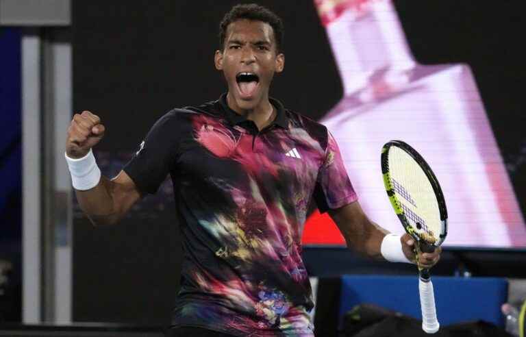 Auger-Aliassime comes from behind to defeat Molcan in the second round in Australia