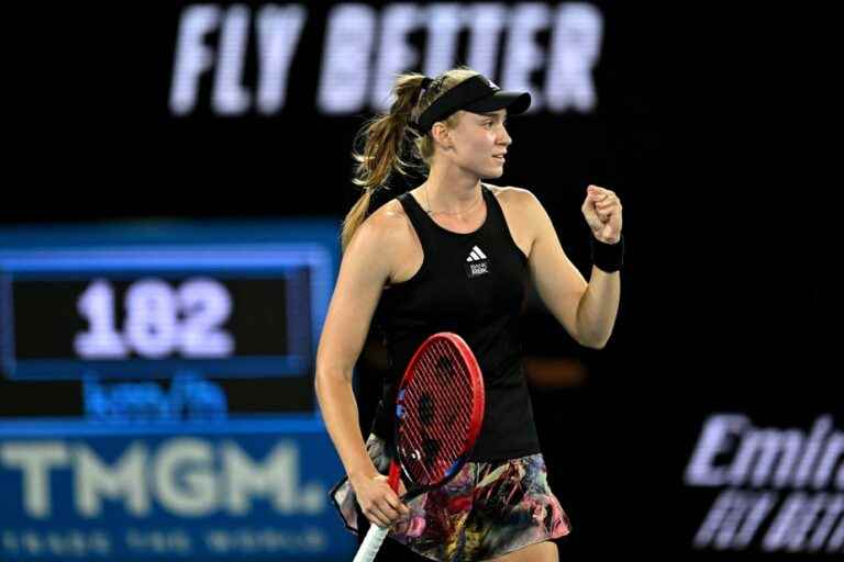 Australian Open |  Elena Rybakina qualifies for the semi-finals by beating Jelena Ostapenko