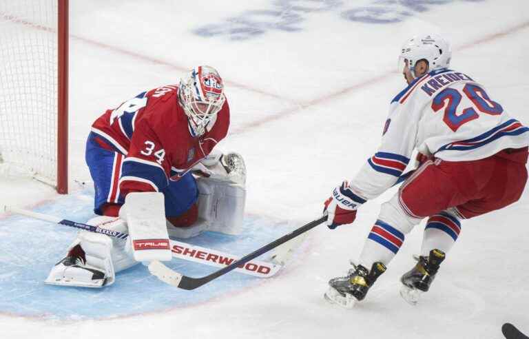 Back at the Bell Centre, the Canadiens lost 4-1 to the Rangers