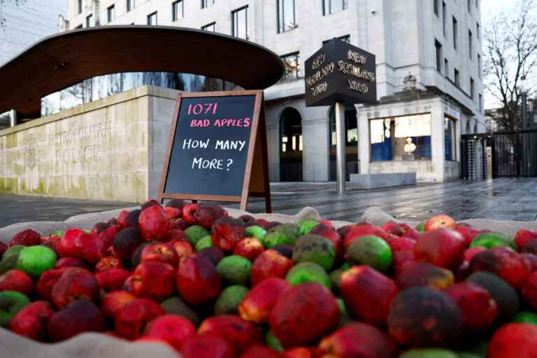 Bad apples in front of the London police to expose his sex crimes