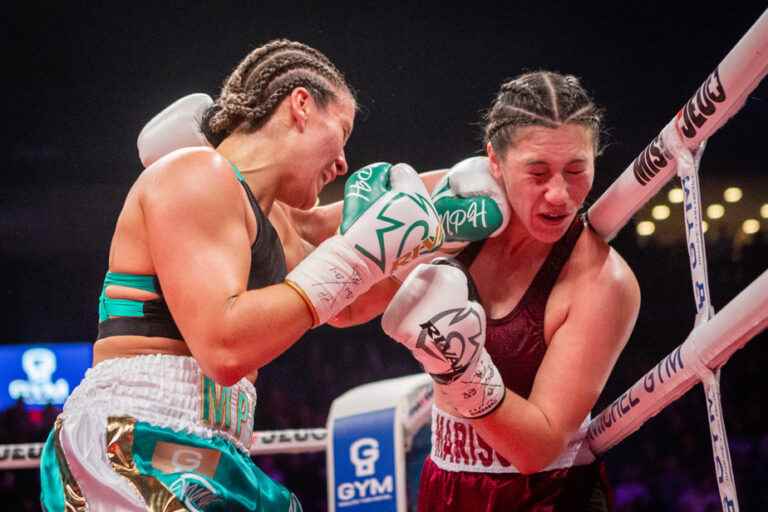 Boxing |  Marie-Pier Houle was (a little) hot…