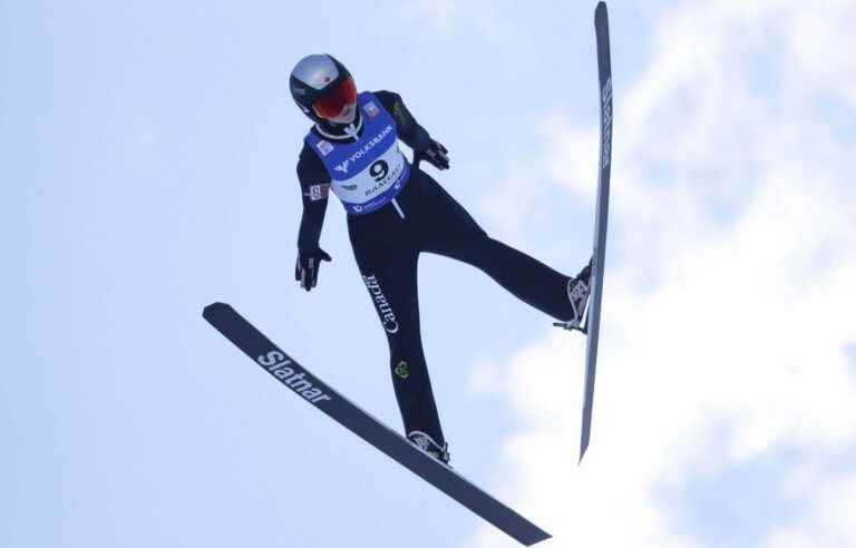 Canadian Alexandria Loutitt triumphs in the Ski Jumping World Cup in Japan