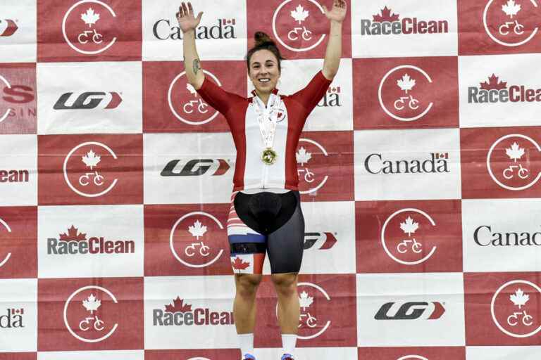 Canadian Elite Track Championships |  Lauriane Genest wins gold in the individual sprint